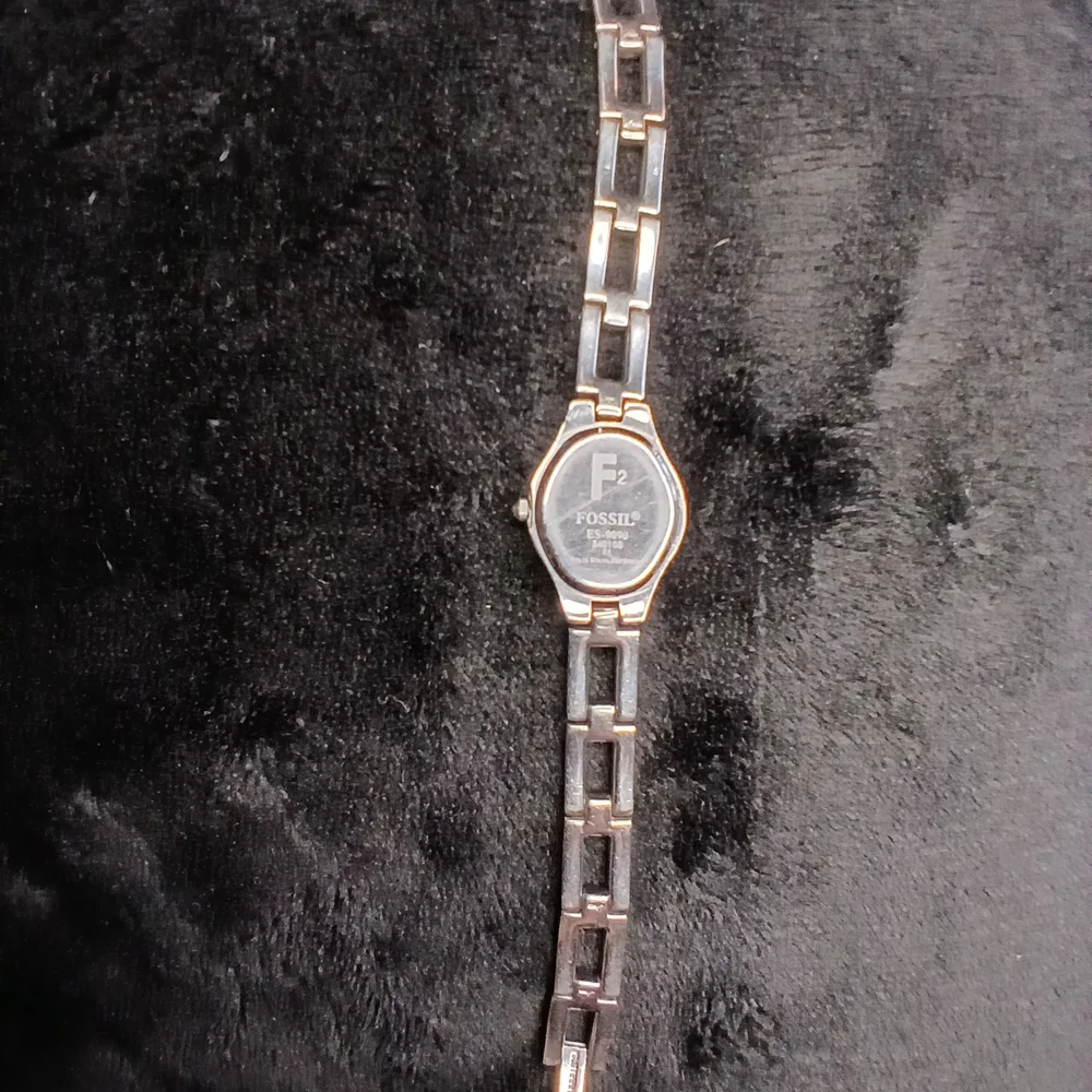 Bundle Of Fossil 2 Silver Watches with Blue Dial Es9090 Es9021 - Picture 9 of 14